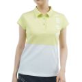 アドミラル ゴルフ Admiral GOLF レディース レディース カノコブロッキング キャップスリーブポロシャツ ADLA528 詳細3