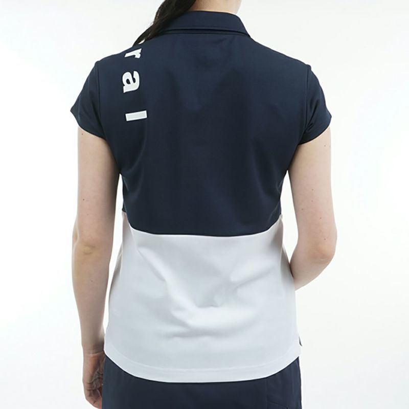 アドミラル ゴルフ Admiral GOLF レディース レディース カノコブロッキング キャップスリーブポロシャツ ADLA528 詳細7