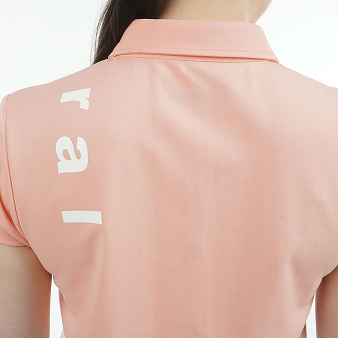 アドミラル ゴルフ Admiral GOLF レディース レディース カノコブロッキング キャップスリーブポロシャツ ADLA528 詳細13