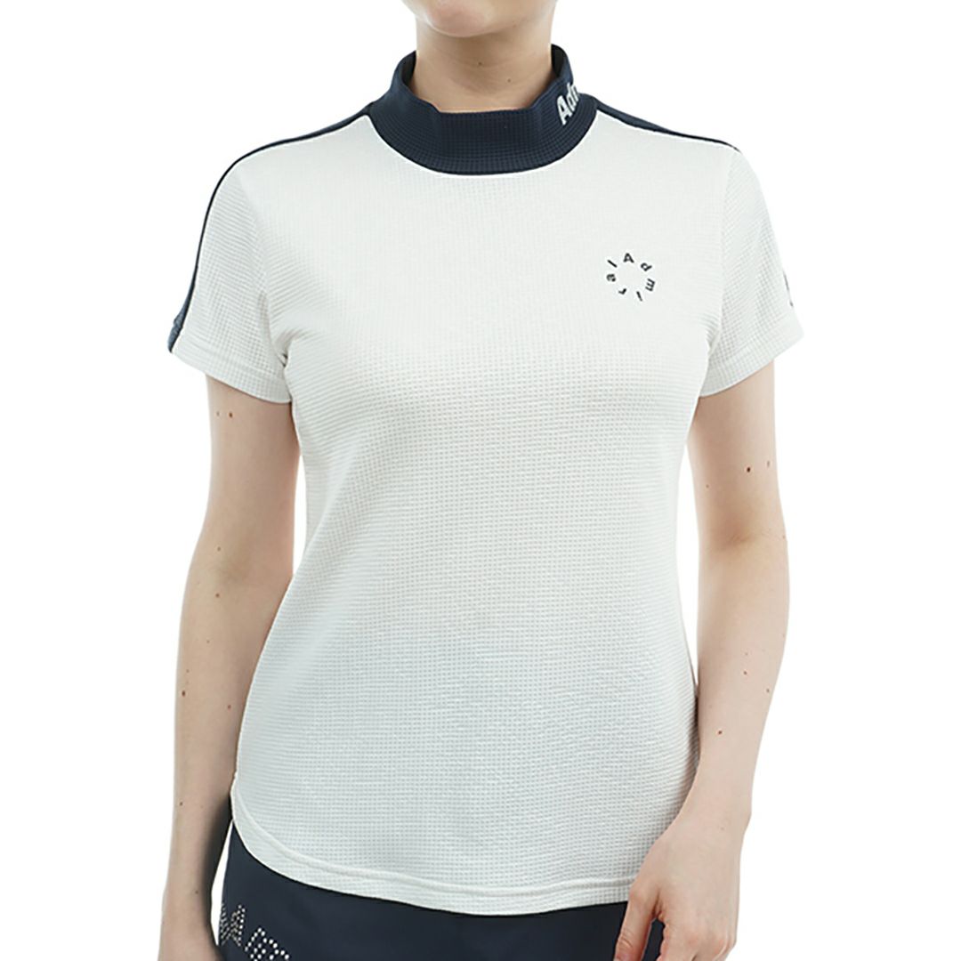 アドミラル ゴルフ Admiral GOLF レディース レディース 接触冷感 ジオメタリックロゴ モックシャツ ADLA529 詳細2