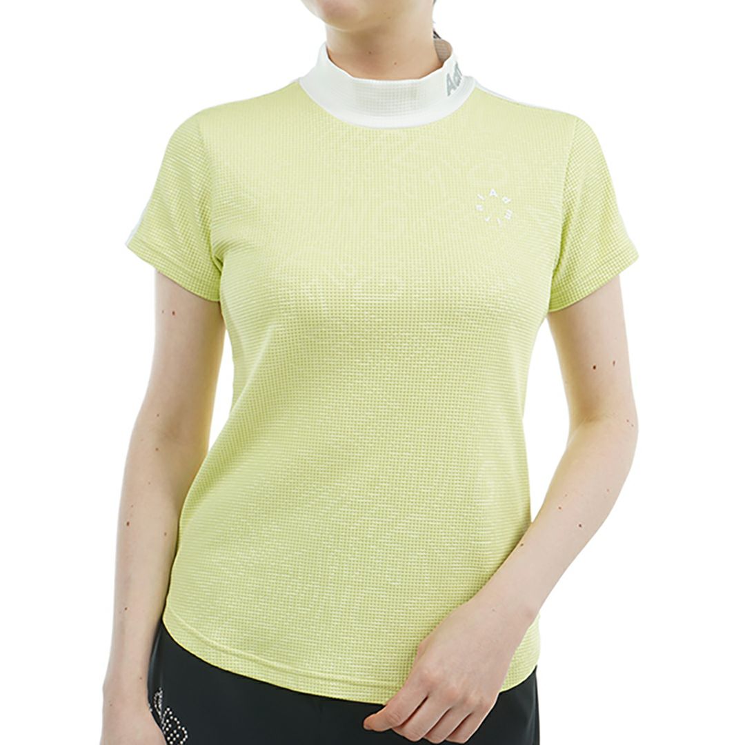 アドミラル ゴルフ Admiral GOLF レディース レディース 接触冷感 ジオメタリックロゴ モックシャツ ADLA529 詳細4