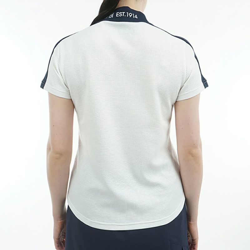 アドミラル ゴルフ Admiral GOLF レディース レディース 接触冷感 ジオメタリックロゴ モックシャツ ADLA529 詳細8