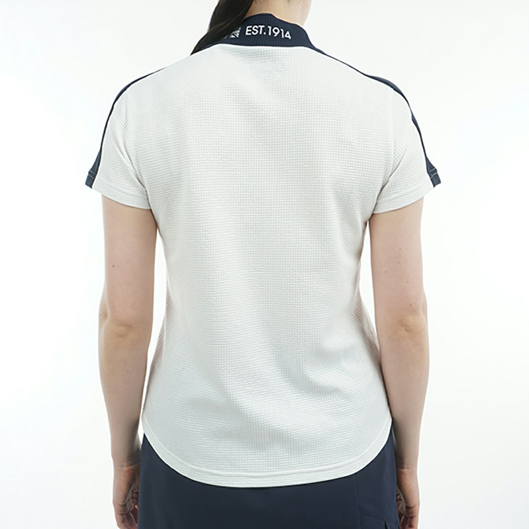 アドミラル ゴルフ Admiral GOLF レディース レディース 接触冷感 ジオメタリックロゴ モックシャツ ADLA529 詳細8