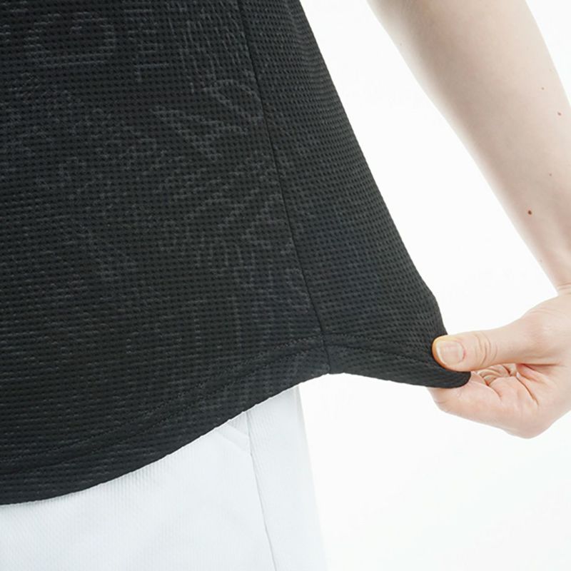 アドミラル ゴルフ Admiral GOLF レディース レディース 接触冷感 ジオメタリックロゴ モックシャツ ADLA529 詳細13