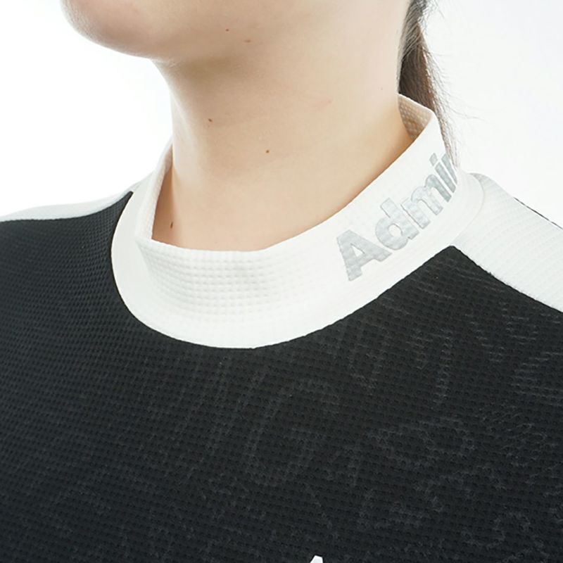 アドミラル ゴルフ Admiral GOLF レディース レディース 接触冷感 ジオメタリックロゴ モックシャツ ADLA529 詳細15