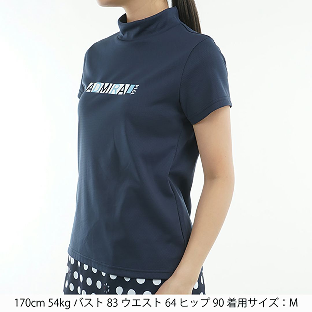 アドミラル ゴルフ Admiral GOLF レディース レディース カラタッチ ドライモックシャツ ADLA532 詳細9