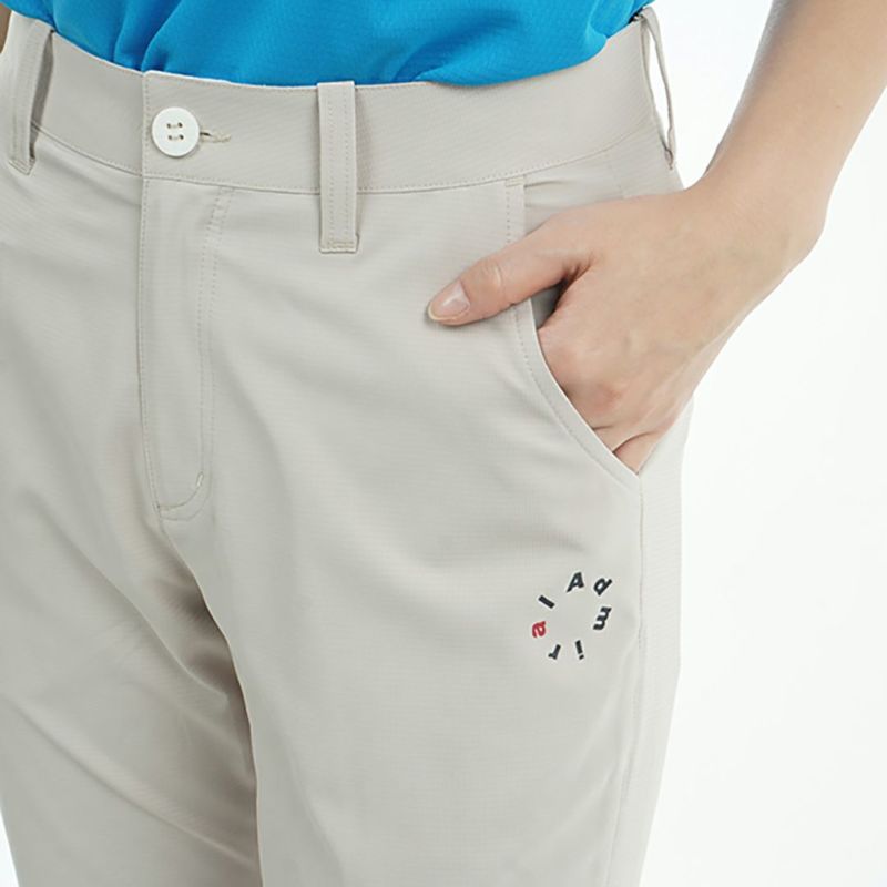 新品タグ付き　アドミラル　レディース　パンツ L ゴルフウェア ロングパンツ　白 アドミラルゴルフ ロングパンツ Lサイズ 春夏秋用 ホワイト 白