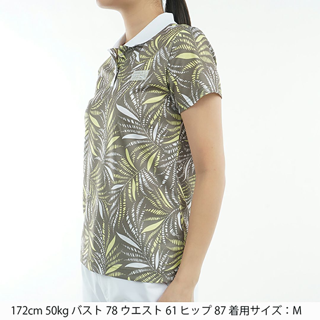 アドミラル ゴルフ Admiral GOLF レディース レディース ライトメッシュ リゾートポロシャツ ADLA536 詳細5