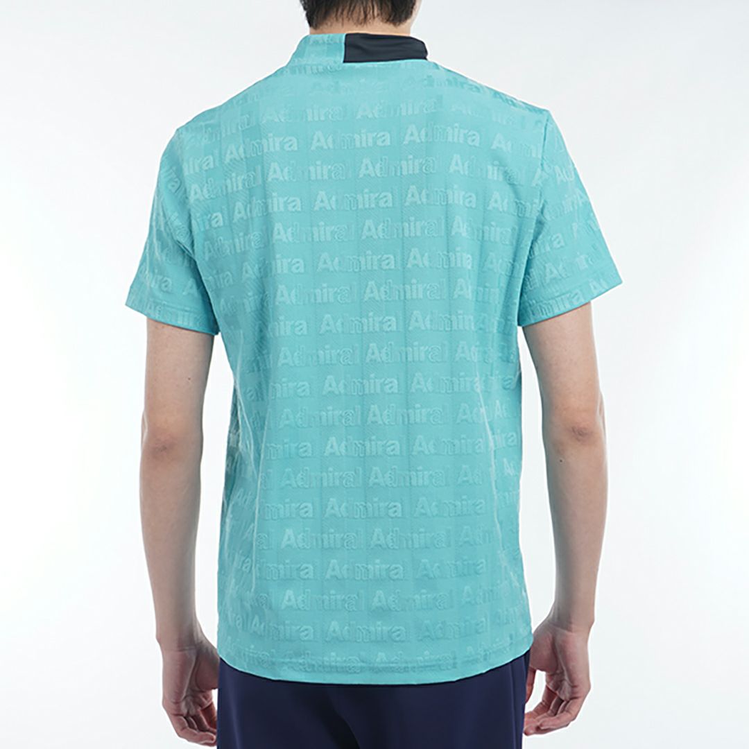 アドミラル ゴルフ Admiral GOLF メンズ メンズ ストライプジャガード モックネックシャツ ADMA501 詳細6