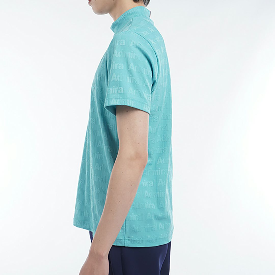 アドミラル ゴルフ Admiral GOLF メンズ メンズ ストライプジャガード モックネックシャツ ADMA501 詳細13