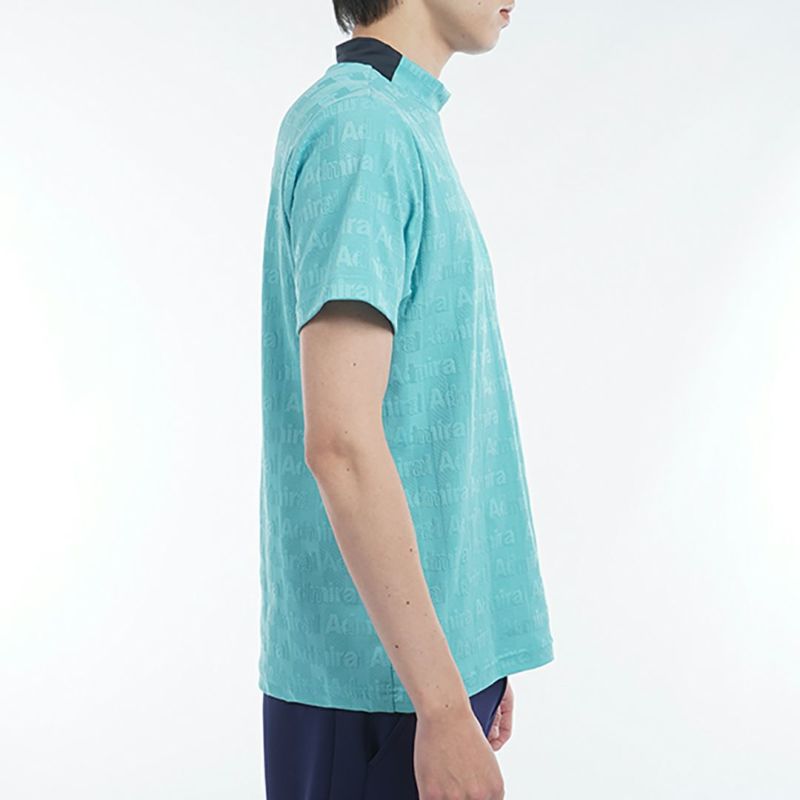 アドミラル ゴルフ Admiral GOLF メンズ メンズ ストライプジャガード モックネックシャツ ADMA501 詳細14