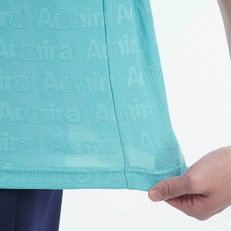 アドミラル ゴルフ Admiral GOLF メンズ メンズ ストライプジャガード モックネックシャツ ADMA501 詳細15