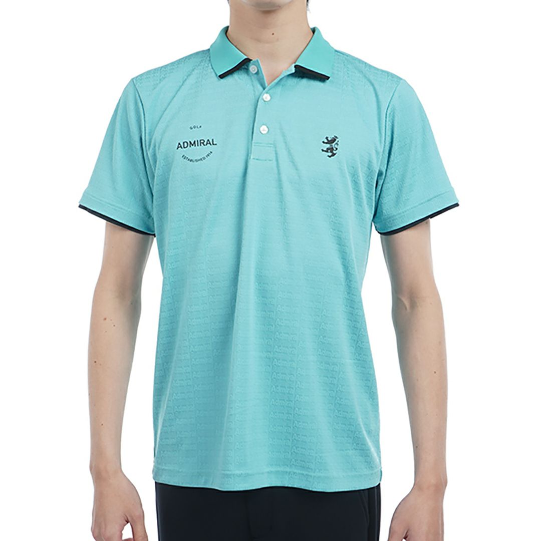 アドミラル ゴルフ Admiral GOLF メンズ メンズ ロゴジャガード ポロシャツ ADMA502 詳細3