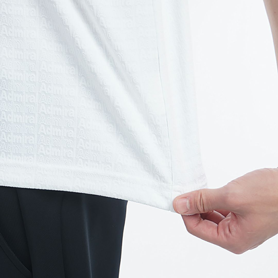 アドミラル ゴルフ Admiral GOLF メンズ メンズ ロゴジャガード ポロシャツ ADMA502 詳細12