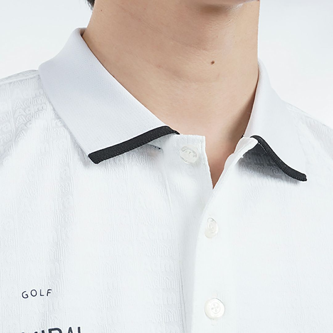 アドミラル ゴルフ Admiral GOLF メンズ メンズ ロゴジャガード ポロシャツ ADMA502 詳細14