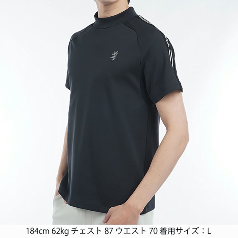 アドミラル ゴルフ Admiral GOLF メンズ メンズ カラタッチ アスレティックモックネックシャツ ADMA503 詳細9