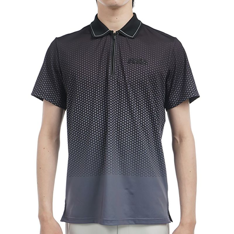 アドミラル ゴルフ Admiral GOLF メンズ メンズ ドットグラデーション ハーフジップポロ ADMA504 詳細2