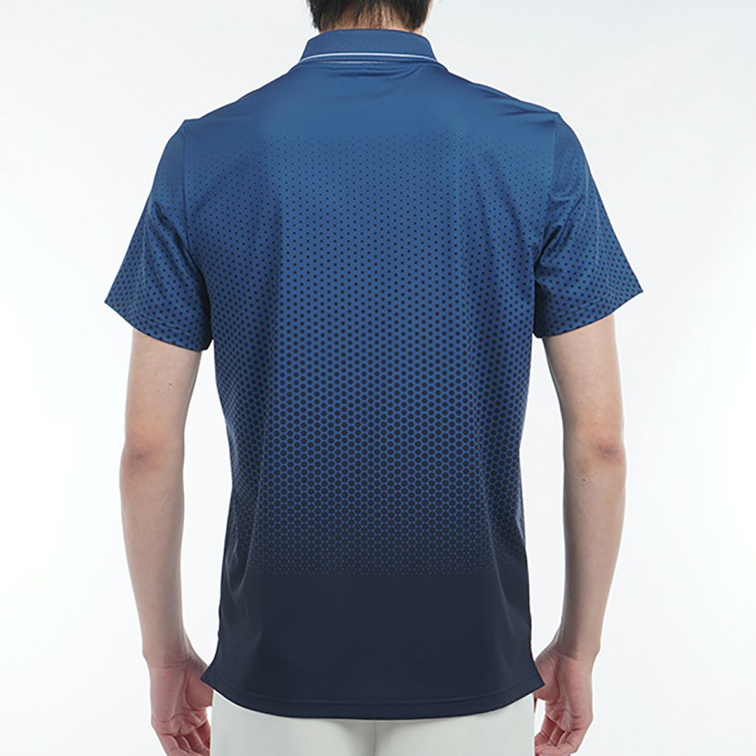 アドミラル ゴルフ Admiral GOLF メンズ メンズ ドットグラデーション ハーフジップポロ ADMA504 詳細9