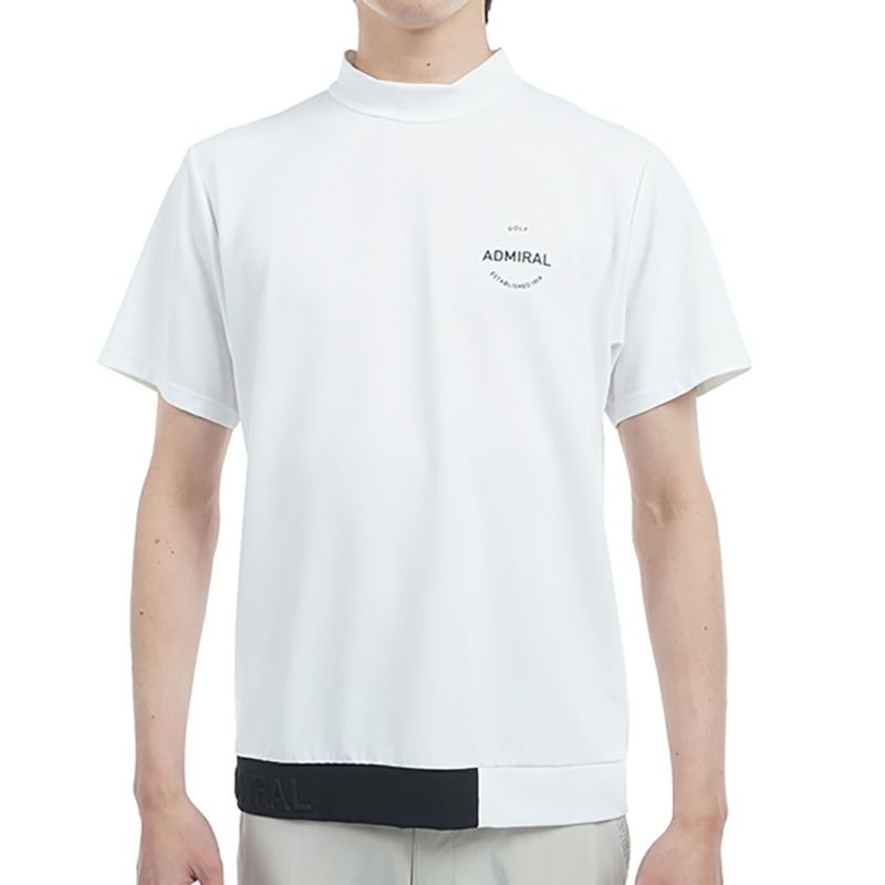 アドミラル ゴルフ Admiral GOLF メンズ メンズ ミニワッフル モックネックシャツ ADMA507 詳細2