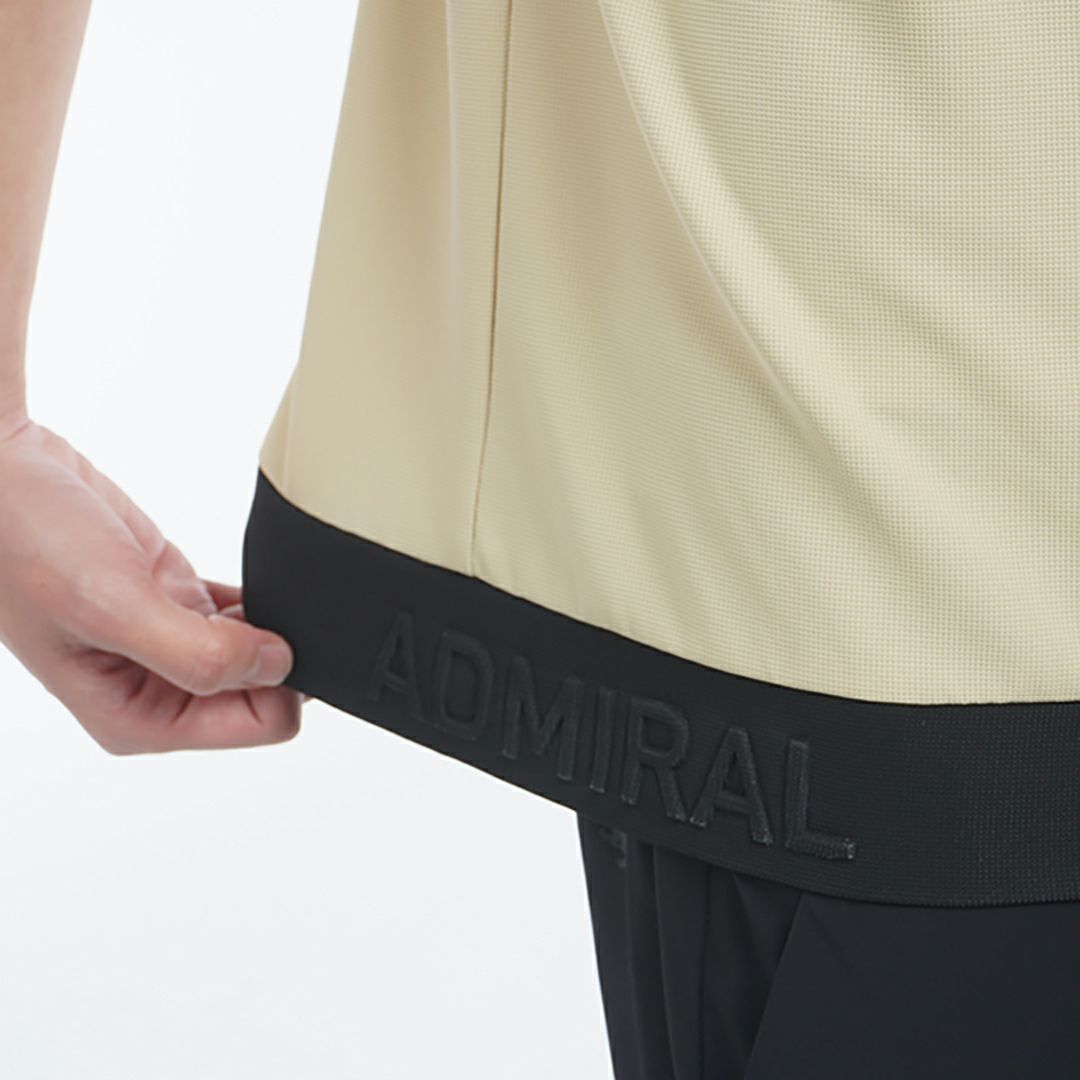 アドミラル ゴルフ Admiral GOLF メンズ メンズ ミニワッフル モックネックシャツ ADMA507 詳細12