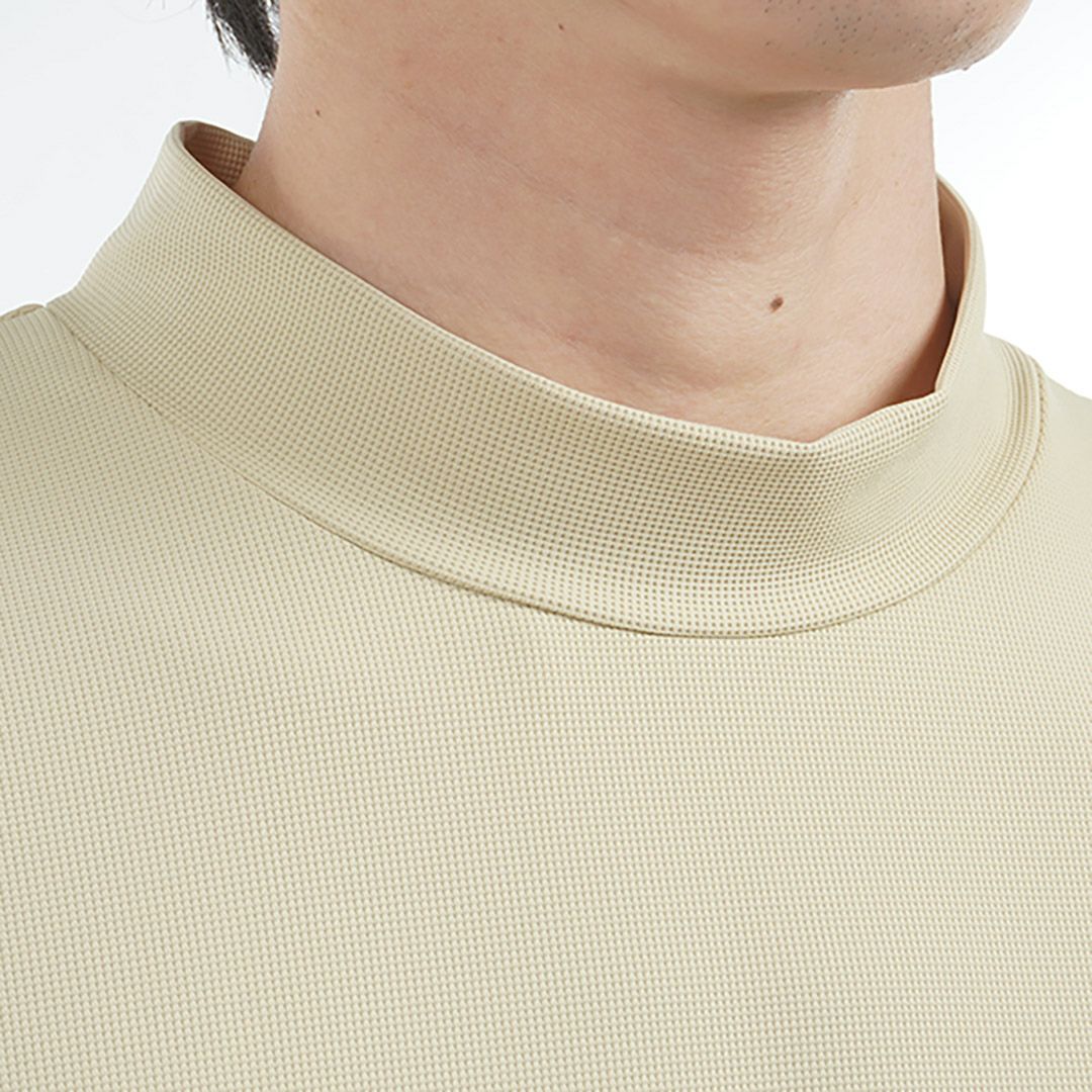 アドミラル ゴルフ Admiral GOLF メンズ メンズ ミニワッフル モックネックシャツ ADMA507 詳細13