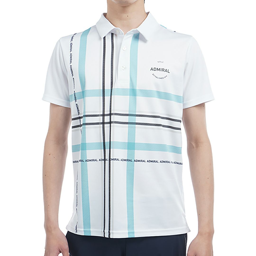 アドミラル ゴルフ Admiral GOLF メンズ メンズ チェックプリント シャツ ADMA508 詳細1