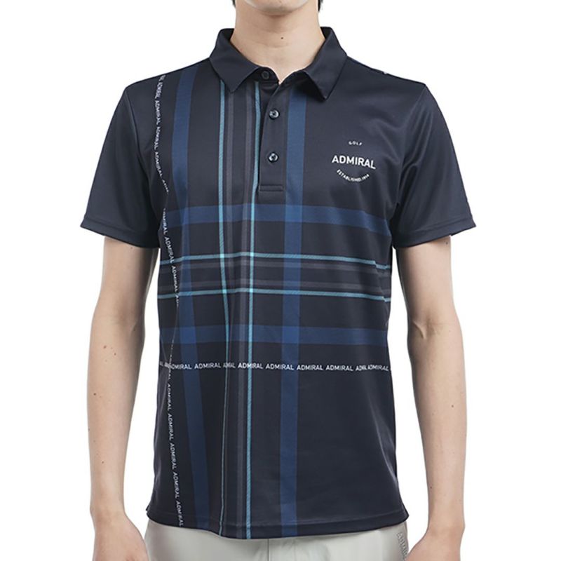 アドミラル ゴルフ Admiral GOLF メンズ メンズ チェックプリント シャツ ADMA508 詳細3