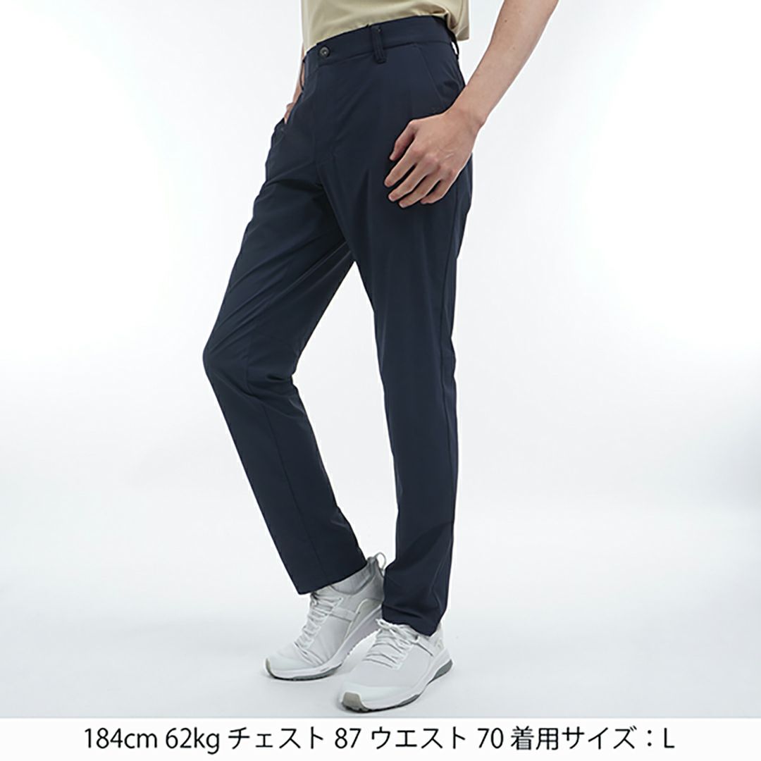 30％OFF】[アドミラル ゴルフ]メンズ 撥水ワイド テーパードパンツ