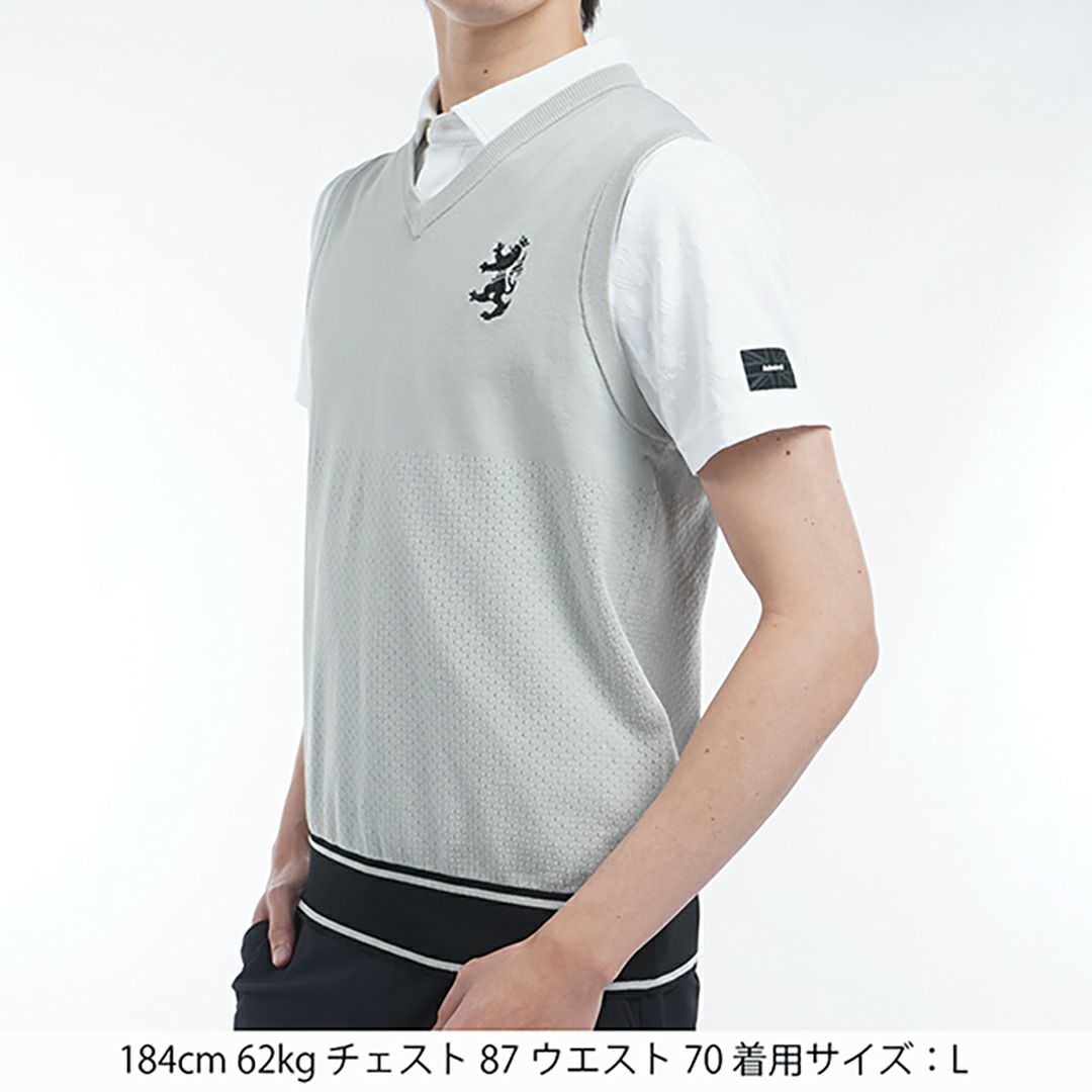 アドミラル ゴルフ Admiral GOLF メンズ メンズ ポリエステル ニットベスト ADMA512 詳細4