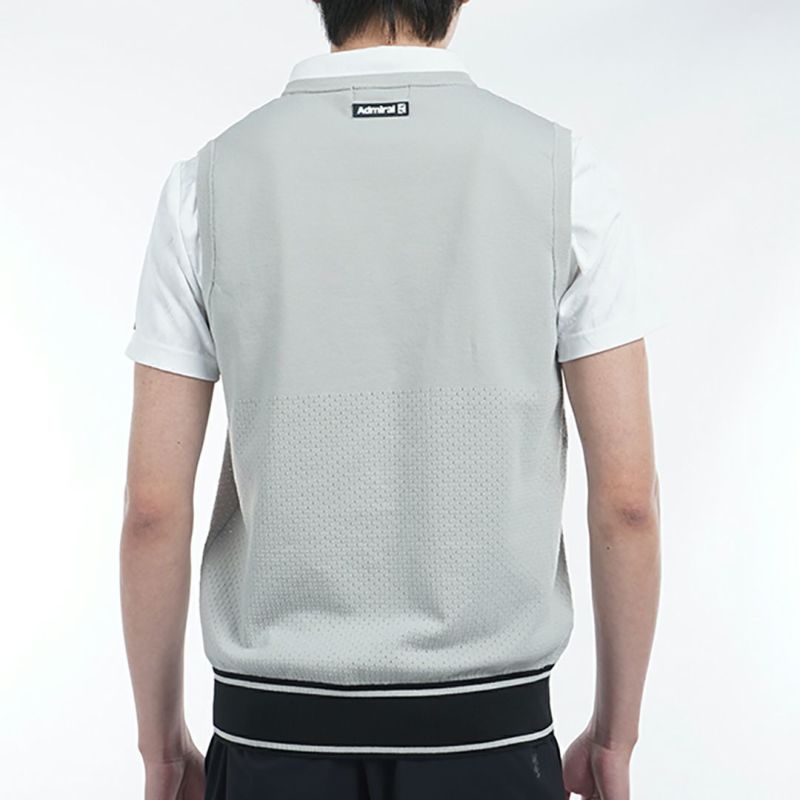 アドミラル ゴルフ Admiral GOLF メンズ メンズ ポリエステル ニットベスト ADMA512 詳細5