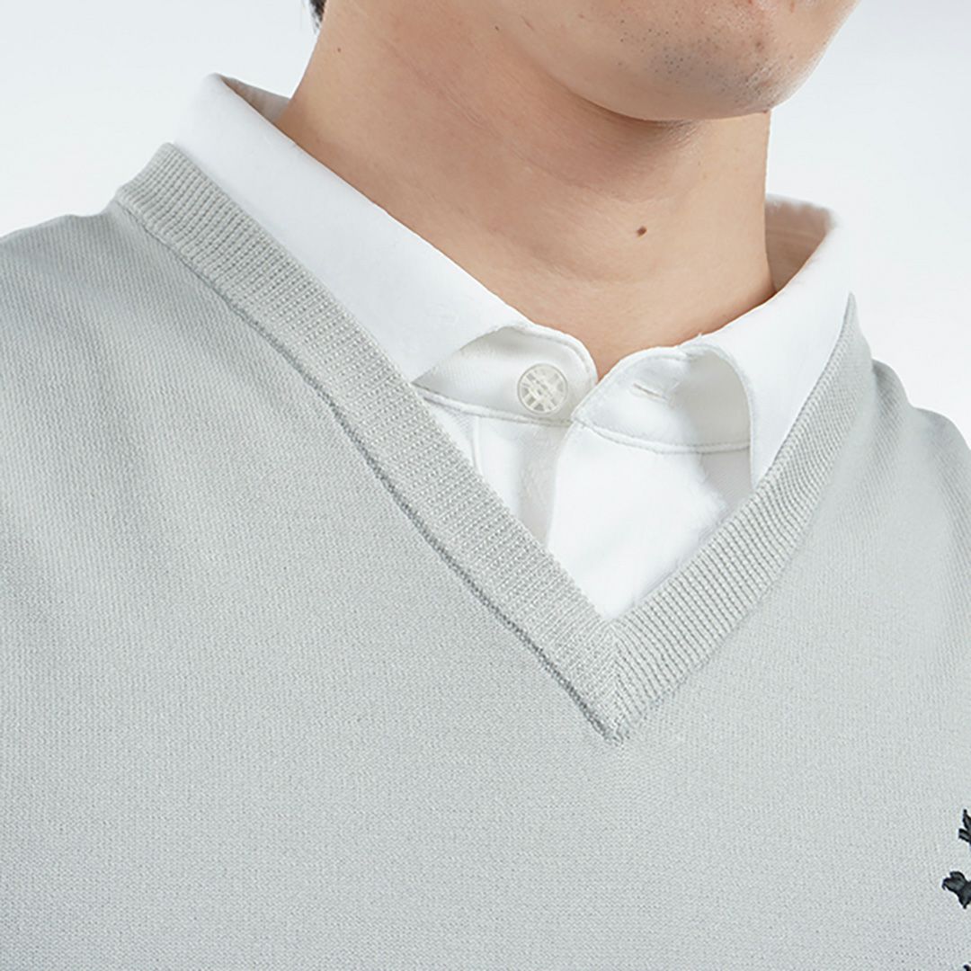 アドミラル ゴルフ Admiral GOLF メンズ メンズ ポリエステル ニットベスト ADMA512 詳細14