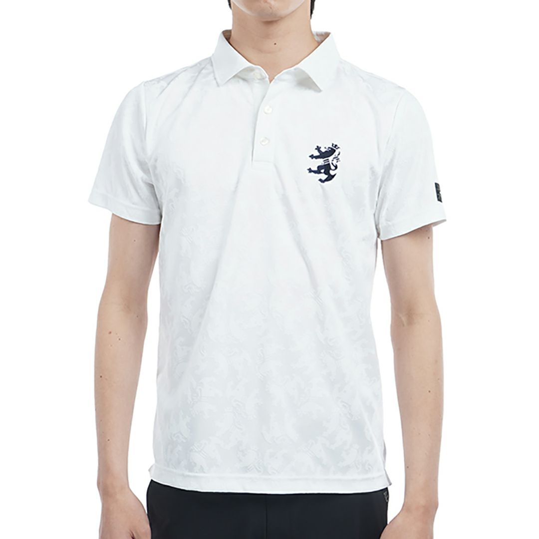 アドミラル ゴルフ Admiral GOLF メンズ メンズ ランパント ジャガードシャツ ADMA513 詳細2