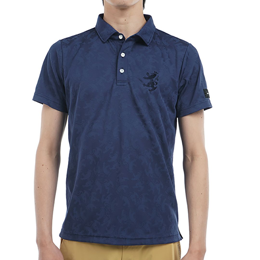 アドミラル ゴルフ Admiral GOLF メンズ メンズ ランパント ジャガードシャツ ADMA513 詳細4