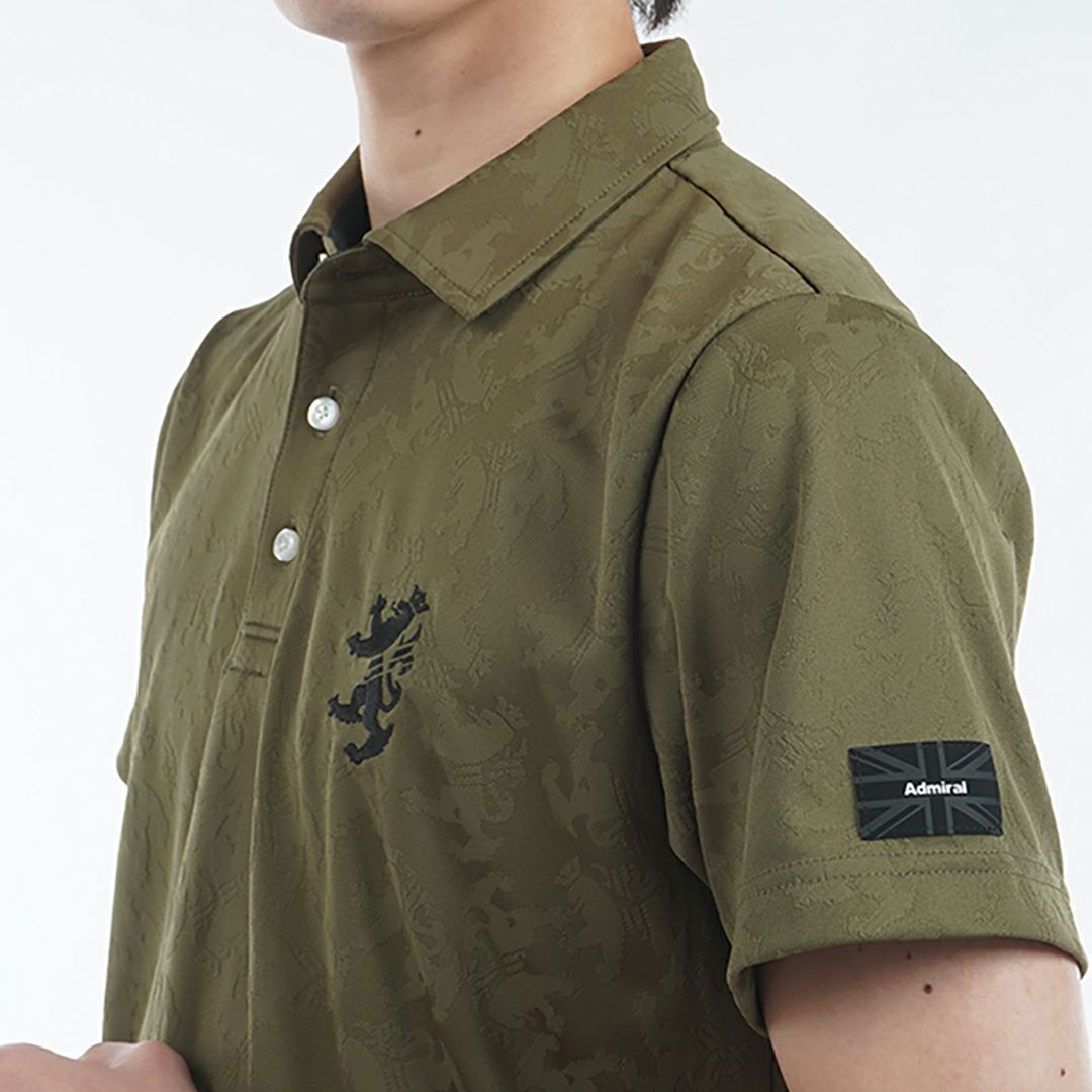 アドミラル ゴルフ Admiral GOLF メンズ メンズ ランパント ジャガードシャツ ADMA513 詳細17