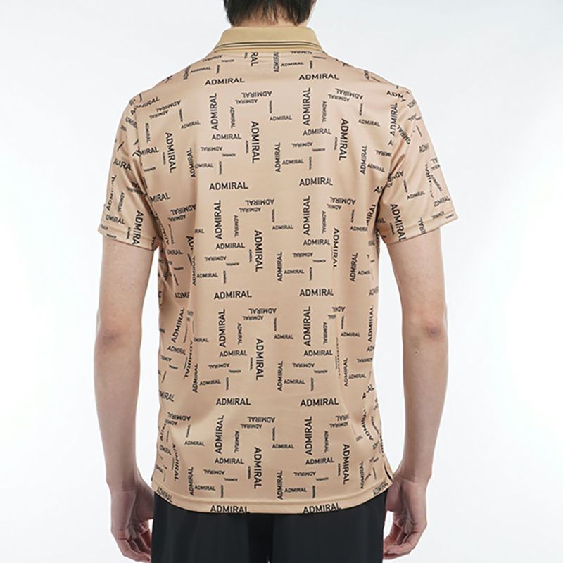 アドミラル ゴルフ Admiral GOLF メンズ メンズ モザイクロゴ プリントポロシャツ ADMA514 詳細6