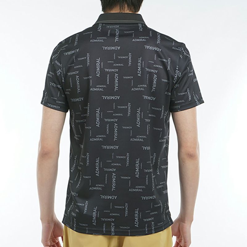 アドミラル ゴルフ Admiral GOLF メンズ メンズ モザイクロゴ プリントポロシャツ ADMA514 詳細10