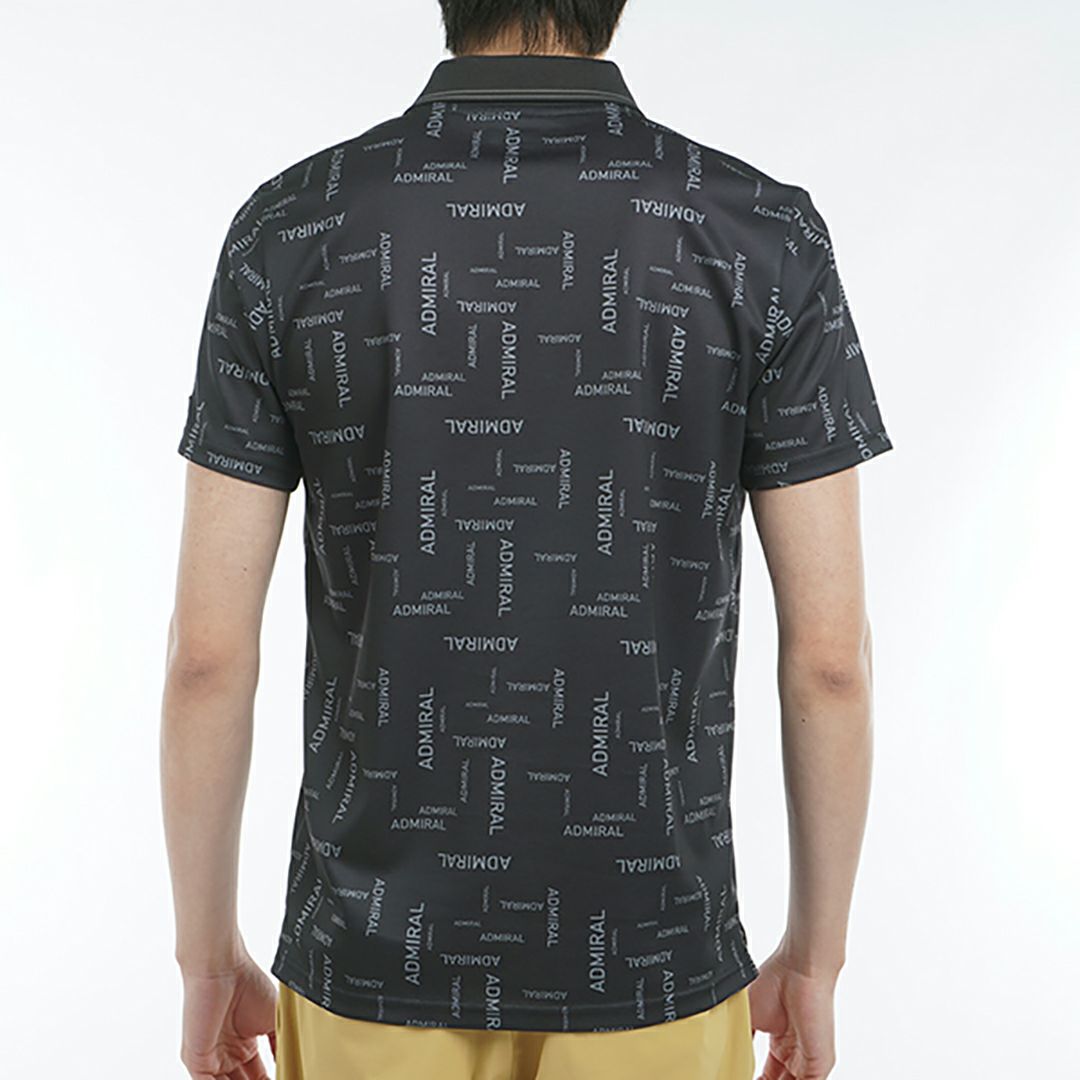 アドミラル ゴルフ Admiral GOLF メンズ メンズ モザイクロゴ プリントポロシャツ ADMA514 詳細10