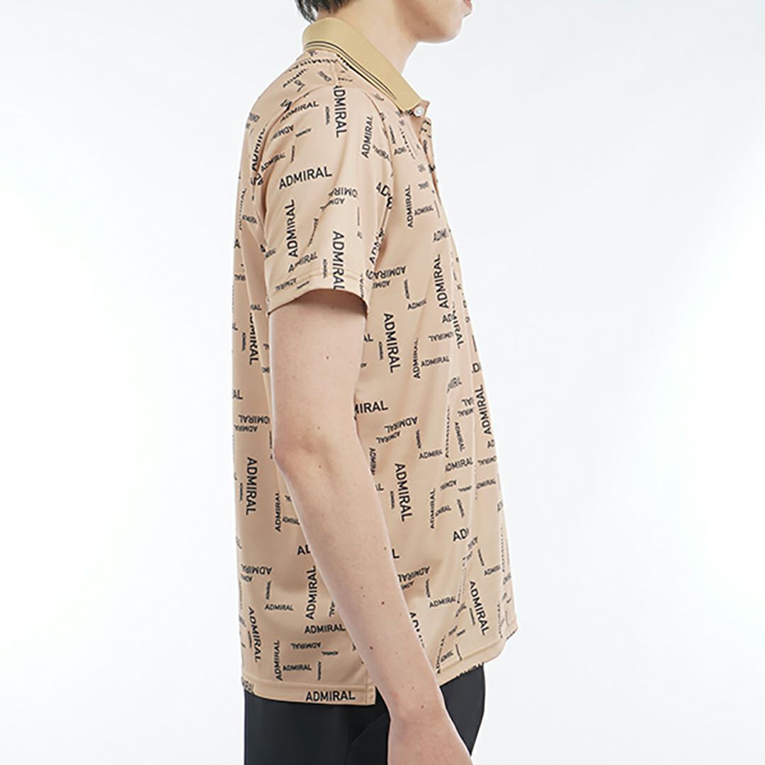 アドミラル ゴルフ Admiral GOLF メンズ メンズ モザイクロゴ プリントポロシャツ ADMA514 詳細14