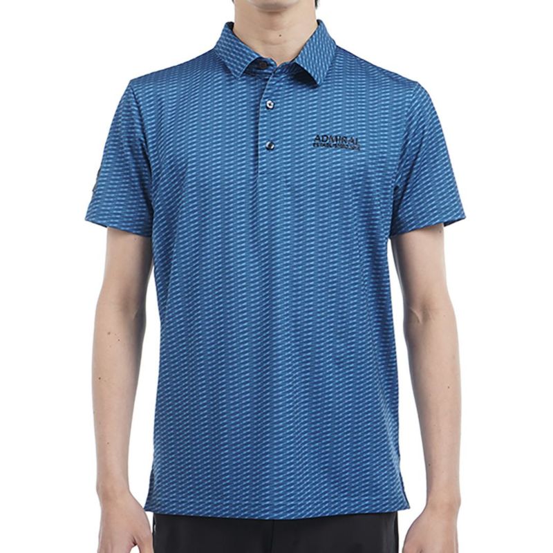 アドミラル ゴルフ Admiral GOLF メンズ メンズ 小紋柄 プリントシャツ ADMA515 詳細4