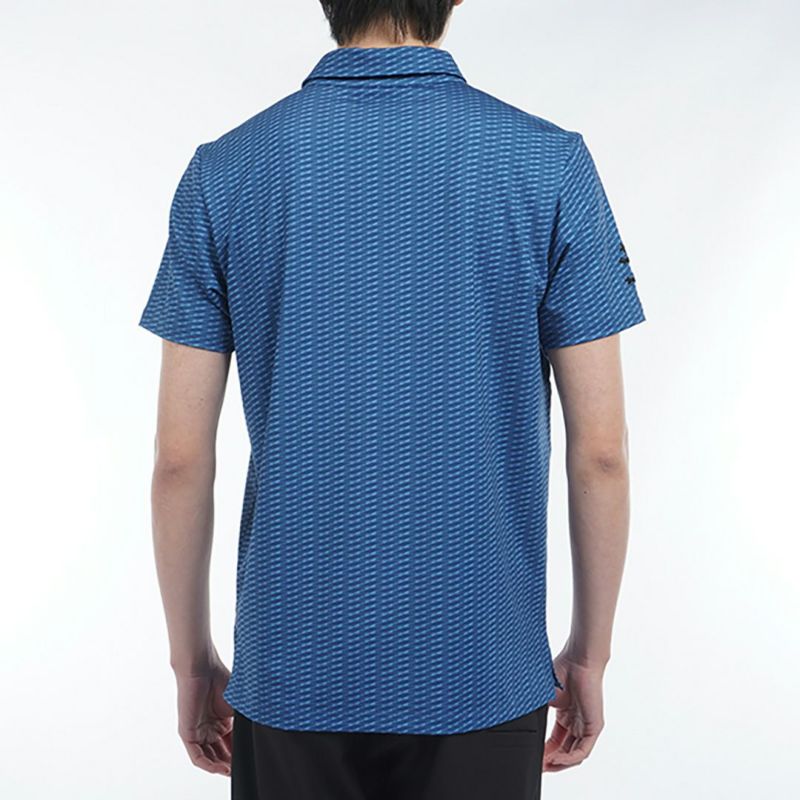 アドミラル ゴルフ Admiral GOLF メンズ メンズ 小紋柄 プリントシャツ ADMA515 詳細12