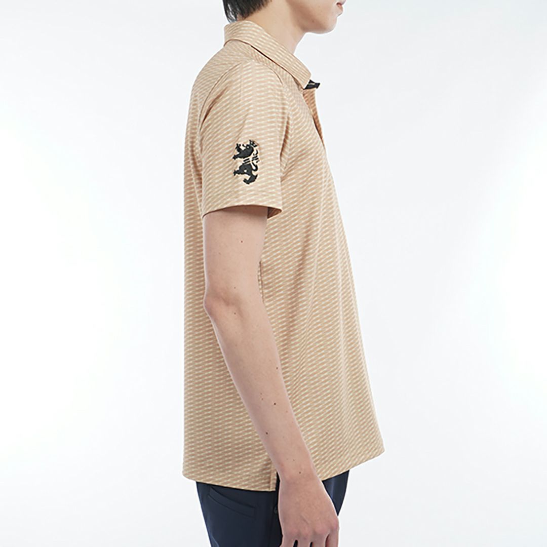 アドミラル ゴルフ Admiral GOLF メンズ メンズ 小紋柄 プリントシャツ ADMA515 詳細14