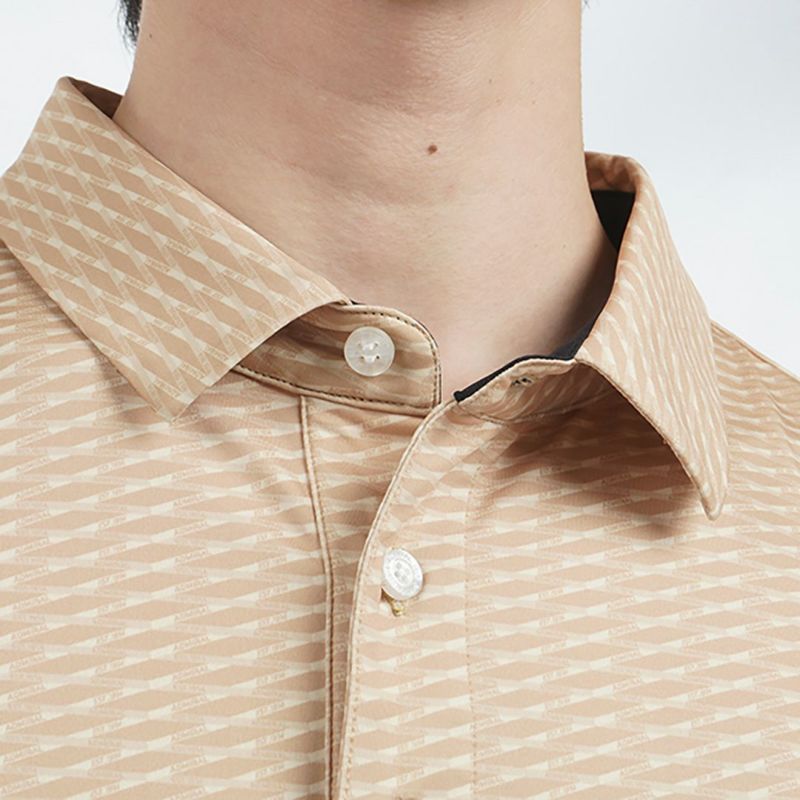 アドミラル ゴルフ Admiral GOLF メンズ メンズ 小紋柄 プリントシャツ ADMA515 詳細16