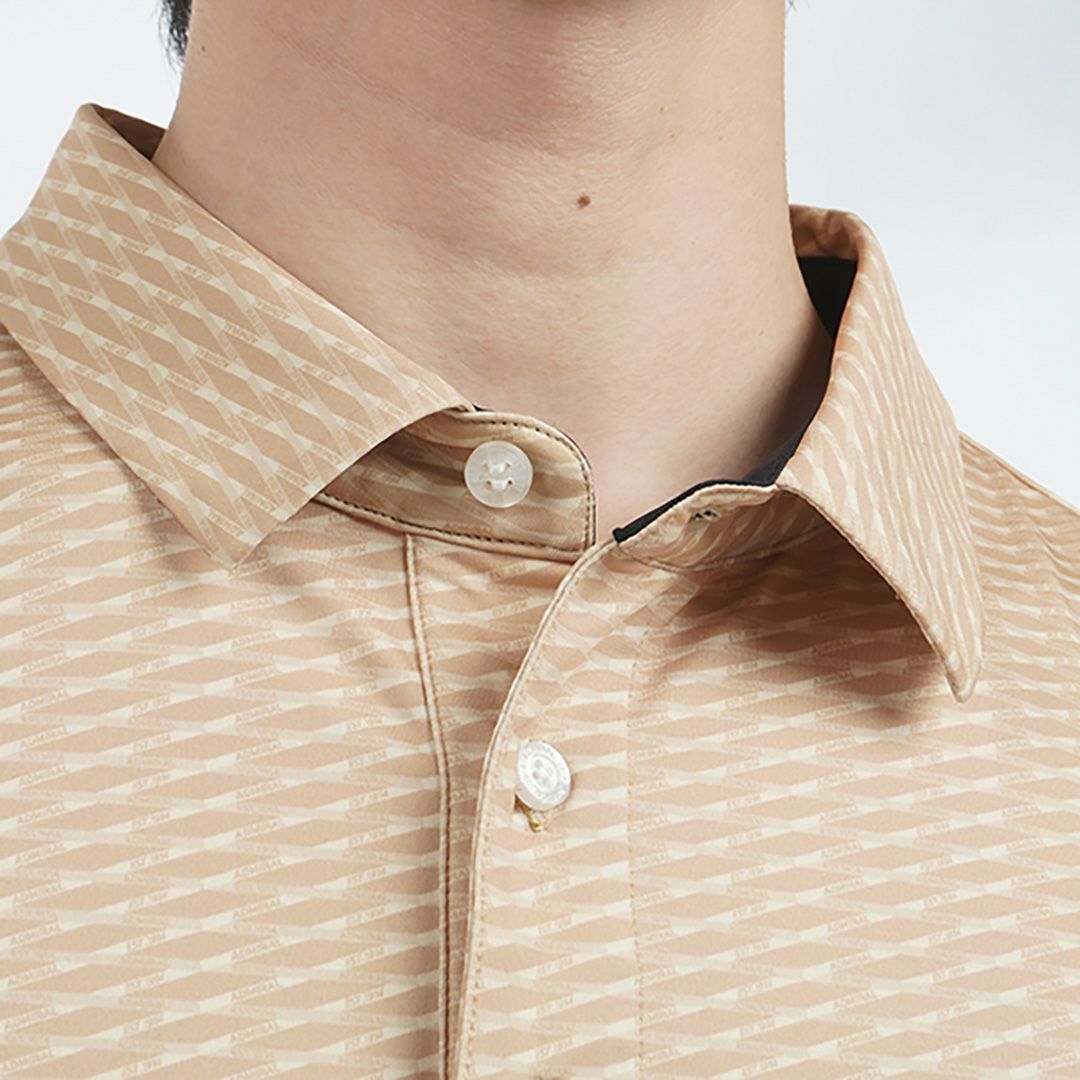 アドミラル ゴルフ Admiral GOLF メンズ メンズ 小紋柄 プリントシャツ ADMA515 詳細16