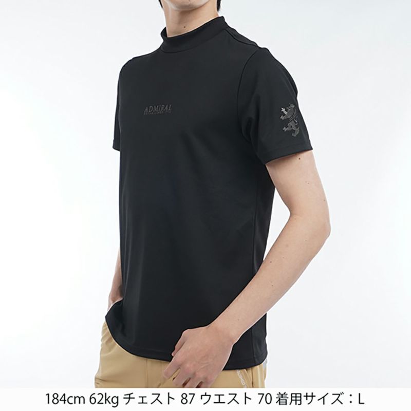 アドミラル ゴルフ Admiral GOLF メンズ メンズ フラッグ モックネックシャツ ADMA516 詳細10