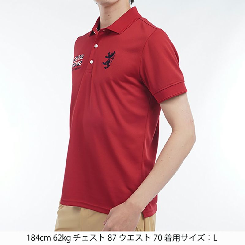 アドミラル ゴルフ Admiral GOLF メンズ メンズ フラッグポロシャツ ADMA517 詳細12