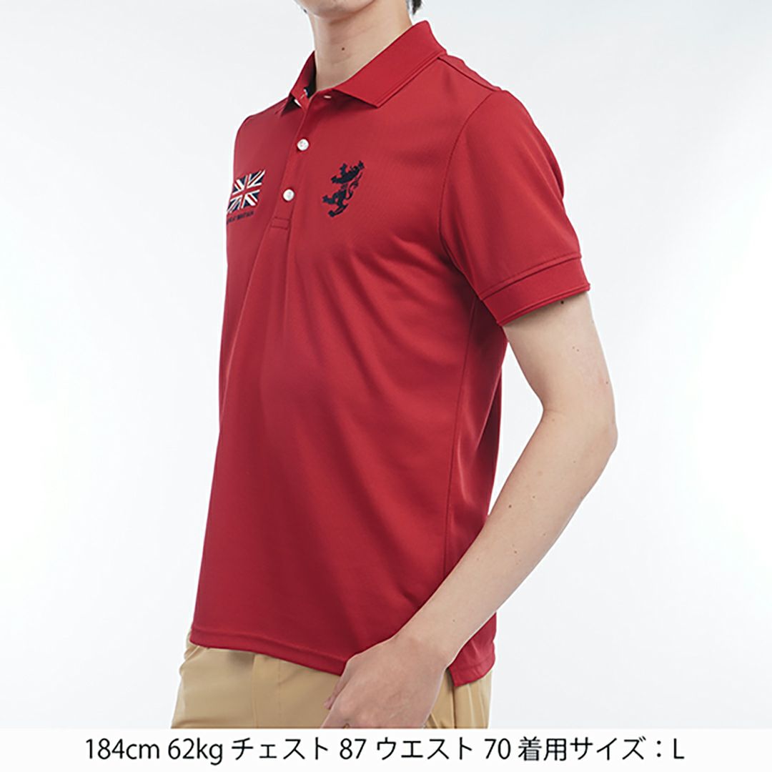 アドミラル ゴルフ Admiral GOLF メンズ メンズ フラッグポロシャツ ADMA517 詳細12
