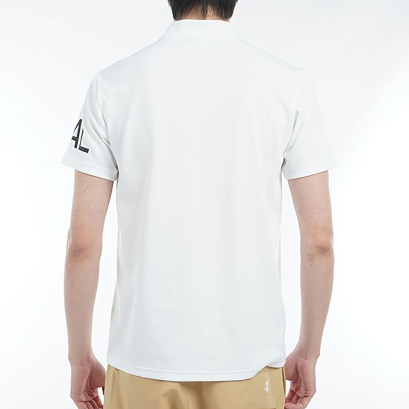 アドミラル ゴルフ Admiral GOLF メンズ メンズ カラタッチ ビッグロゴモックネックシャツ ADMA518 詳細9