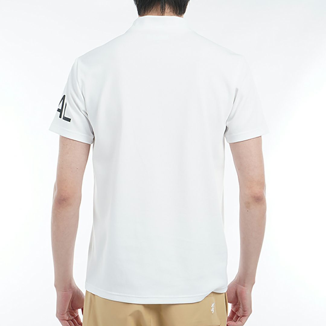 アドミラル ゴルフ Admiral GOLF メンズ メンズ カラタッチ ビッグロゴモックネックシャツ ADMA518 詳細9