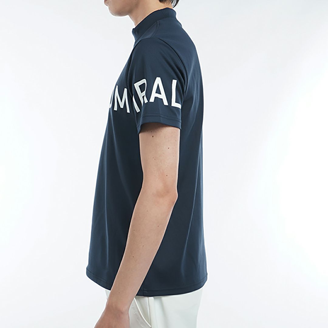 アドミラル ゴルフ Admiral GOLF メンズ メンズ カラタッチ ビッグロゴモックネックシャツ ADMA518 詳細16