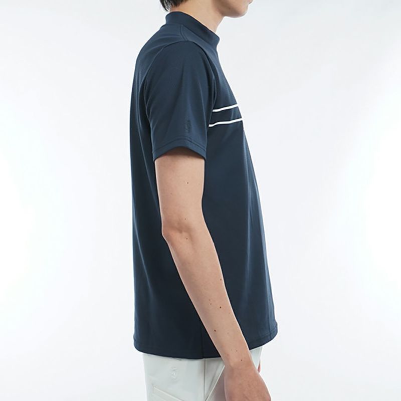 アドミラル ゴルフ Admiral GOLF メンズ メンズ カラタッチ ビッグロゴモックネックシャツ ADMA518 詳細17